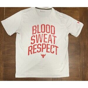 Under Armour Project Rock Blood, Sweat, Respect Mens Short Sleeve T-Shirt 2XL